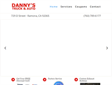 Tablet Screenshot of dannysramona.com